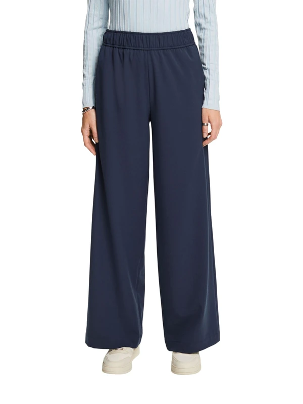 ESPRIT Women's 083eo1b301 Pants, 450/Petrol Blue, 32W x 32L