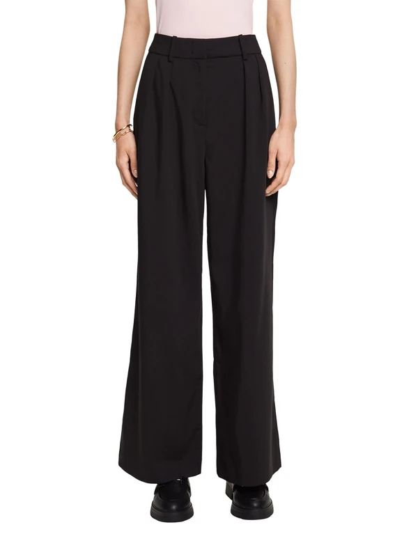ESPRIT Women's Trousers, 001/Black, 32W x 32L