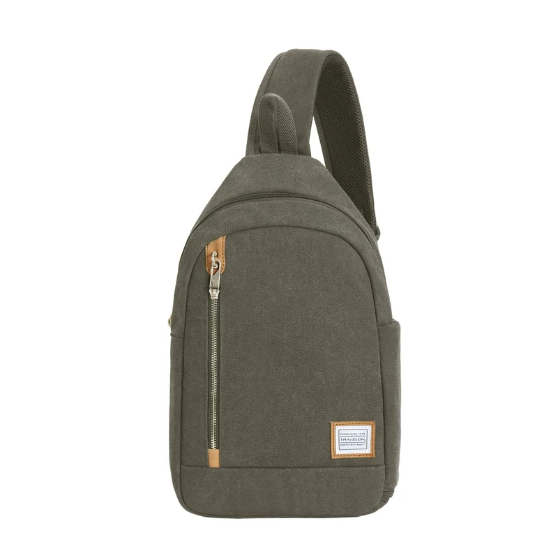 Travelon Unisex-Adult Anti-Theft Heritage Sling, Sage, One Size - Image 1