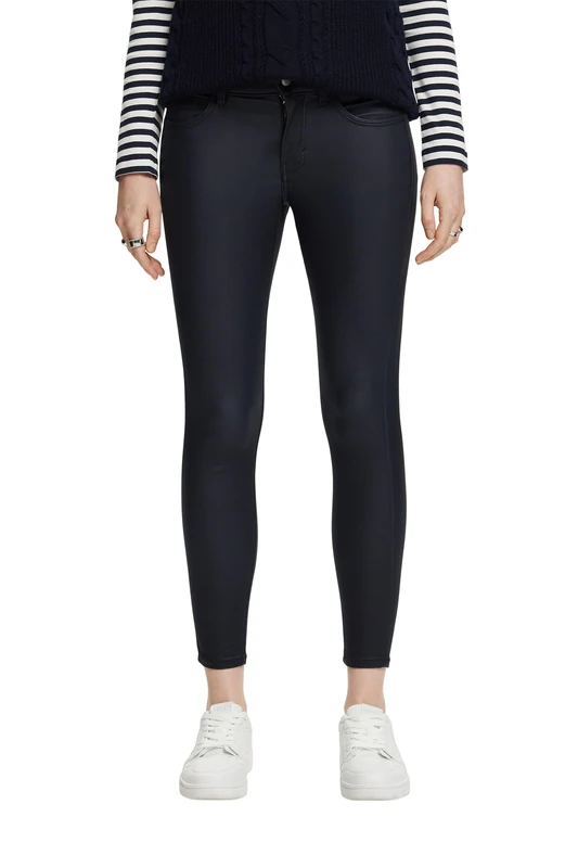 ESPRIT Women's 093ee1b328 Trouser, Navy, 34W x 32L