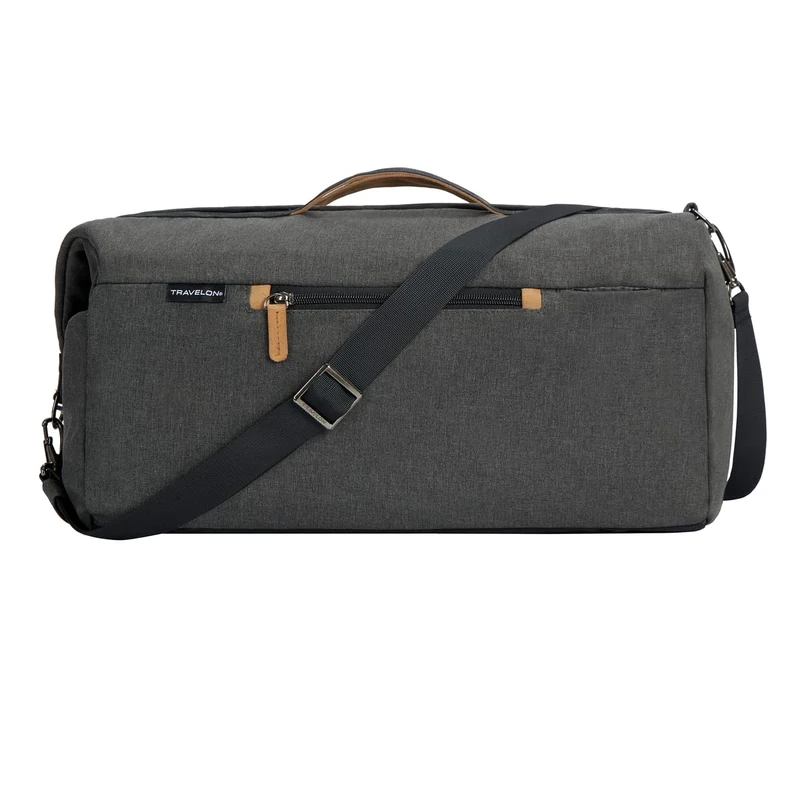 Travelon Transit Carry-On Duffle Backpack, Slate, One Size, Travelon Transit Carry-on Duffle Backpack
