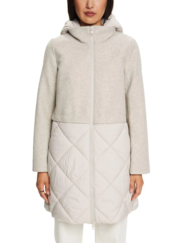 ESPRIT Women's 093eo1g329 Jacket, 290/Light Beige, M