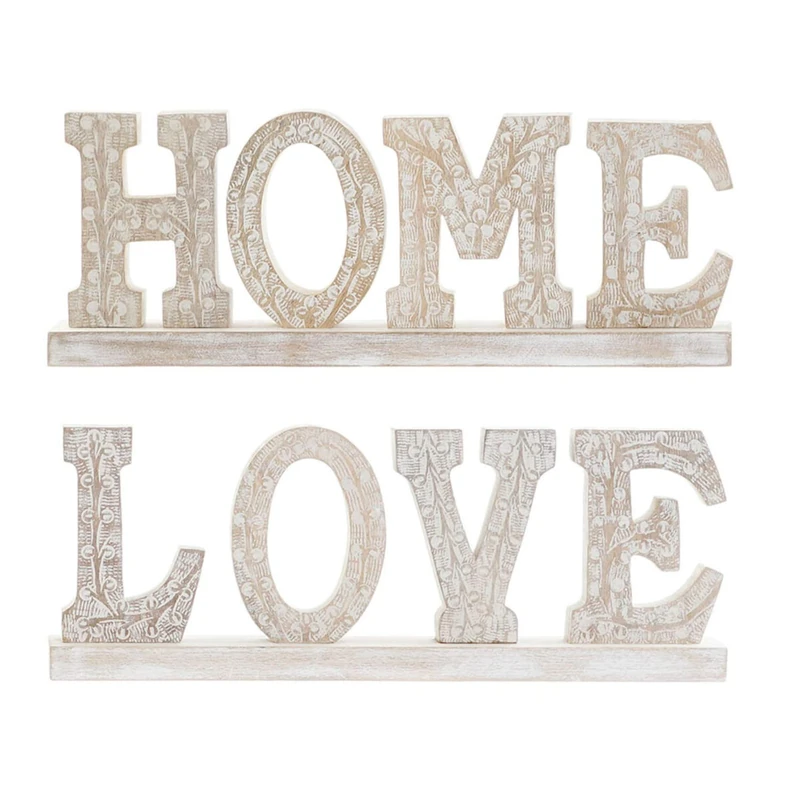 DKD Home Decor Decorative Figure White Decapé 40.5 x 5 x 15 cm (2 Units)