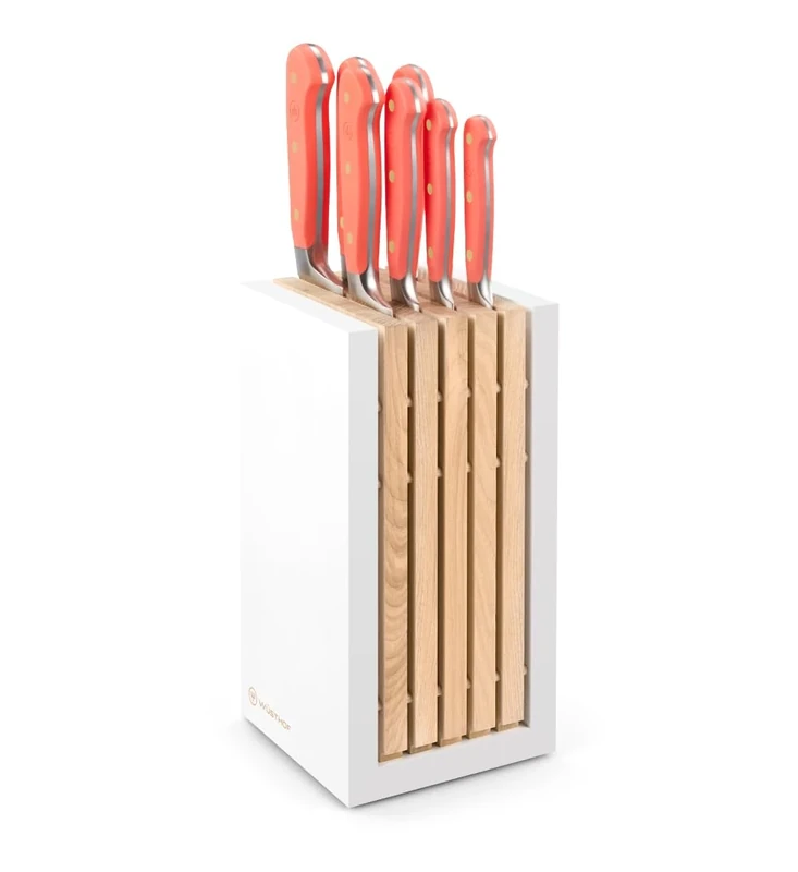 WÜSTHOF Classic Coral Peach 8 Piece Knife Block Set