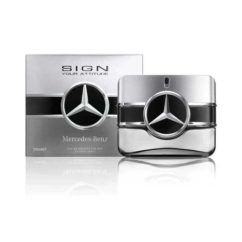 Mercedes-Benz Man Sign Your Attitude - Eau de Toilette for Men - Long Lasting Mens Cologne - Amber Cologne for Men - Mens Cologne Spray - 100 ml