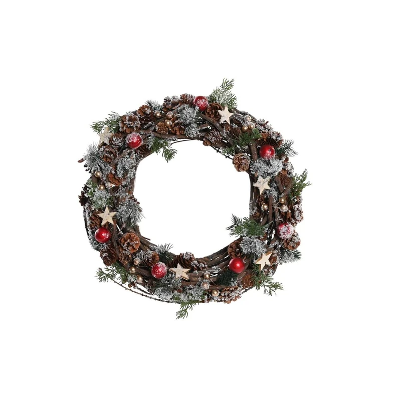 DKD Home Decor Christmas Wreath, Standard