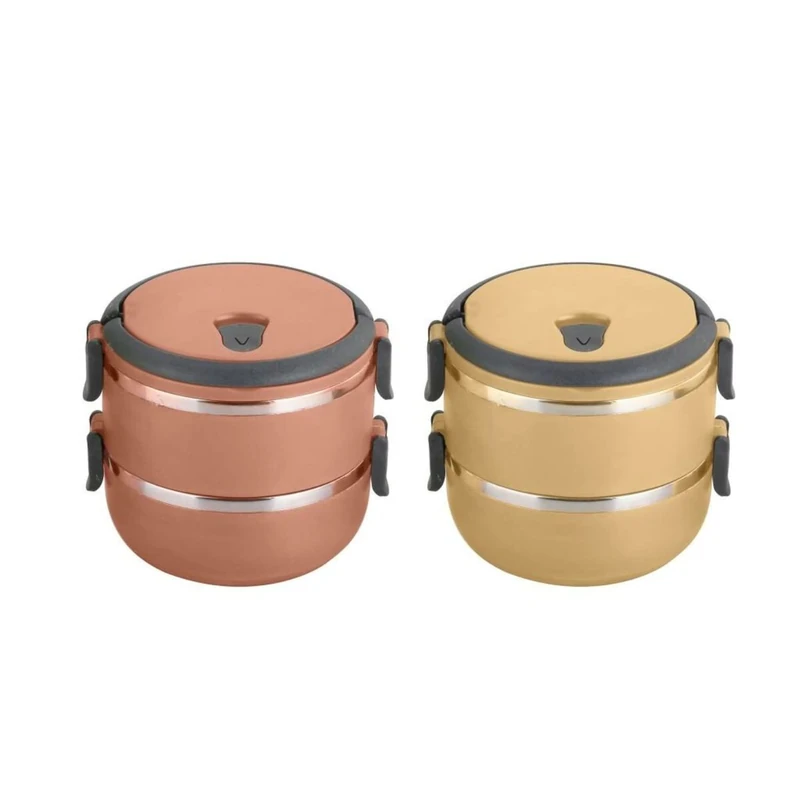 DKD Home Decor Airtight Lunch Box, Standard - Image 1
