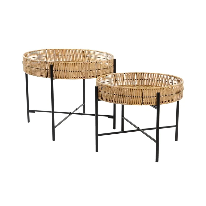DKD Home Decor Set of 2 Tables, Standard