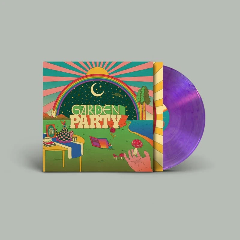 Garden Party (Clear W/ Purple)