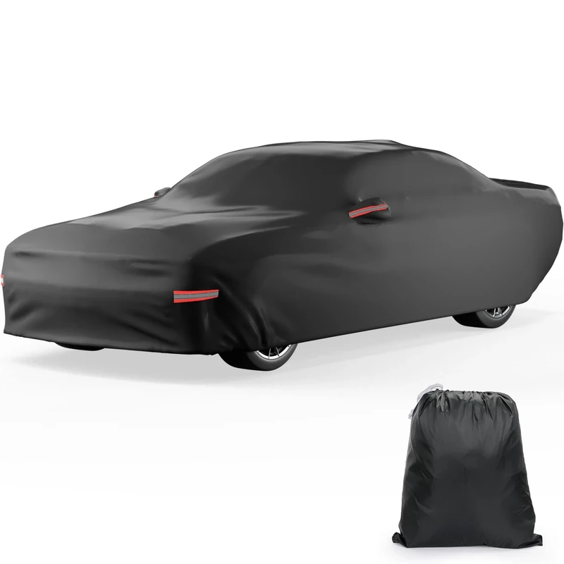 ISSYAUTO Waterproof Car Cover Compatible with Challenger 2021 2022 2023 300D Covers Outdoor Windproof UV Resistant All Weather Protection