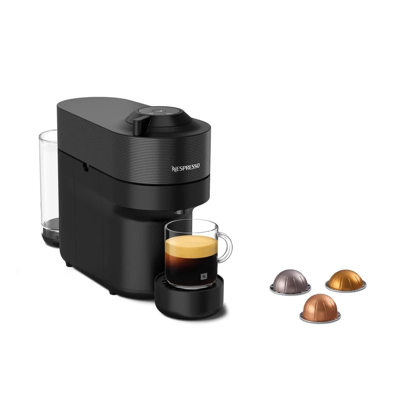 Nespresso Vertuo Pop Coffee Machine by Nespresso - Liquorice Black Design, Smart Brewing Technology, UAE Version - Image 1