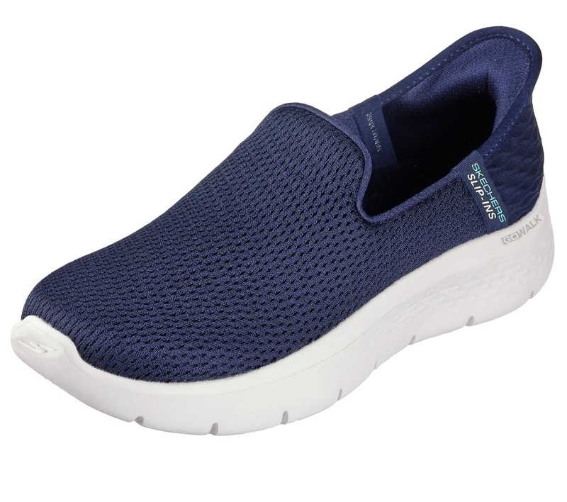 Skechers Women's GO Walk Flex Relish Sneaker, Navy, 7 UK