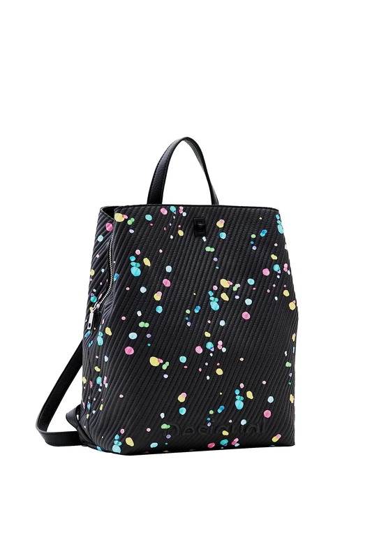 Desigual Women's Back_SPLATTER23 Sumy, Black, black, One Size