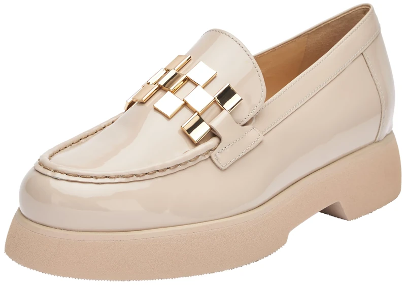 HÖGL Women's TBD Penny Loafer, Porcelain, 3.5 UK