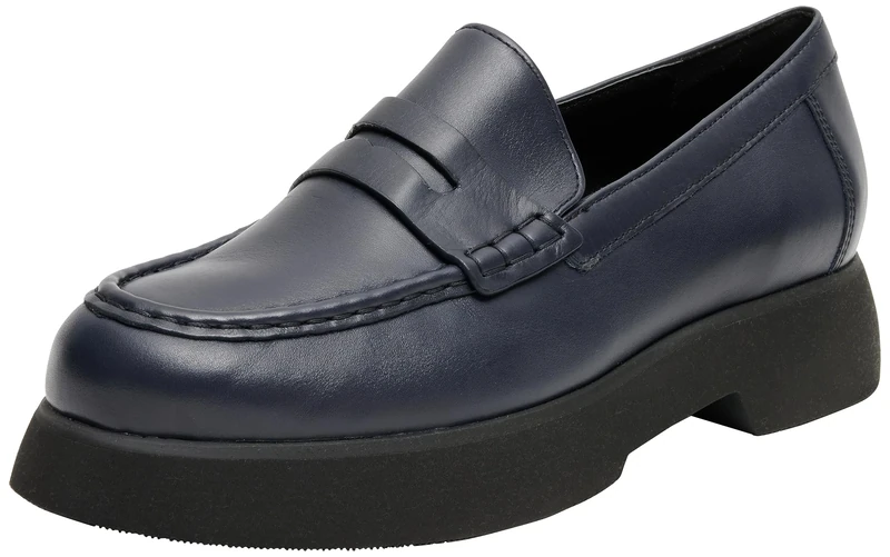 HÖGL Women's Stanley Penny Loafer, Indigo, 5 UK