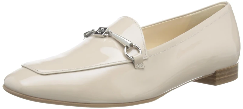 HÖGL Women's Close Penny Loafers, Porcelain, 5 UK