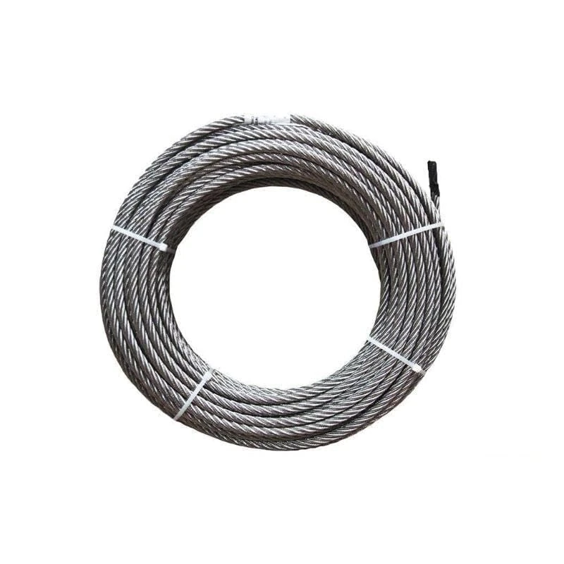 COFAN 501002 Rollo 50 MTS. Cable Stainless Steel 6mm for DIYers & Professionals, Built for Repair, Installation and Workshop tasks, 6mm, Steel, Stainless Steel