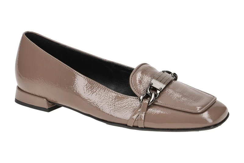 HÖGL Women's TBD Penny Loafer, Dark Taupe, 6 UK