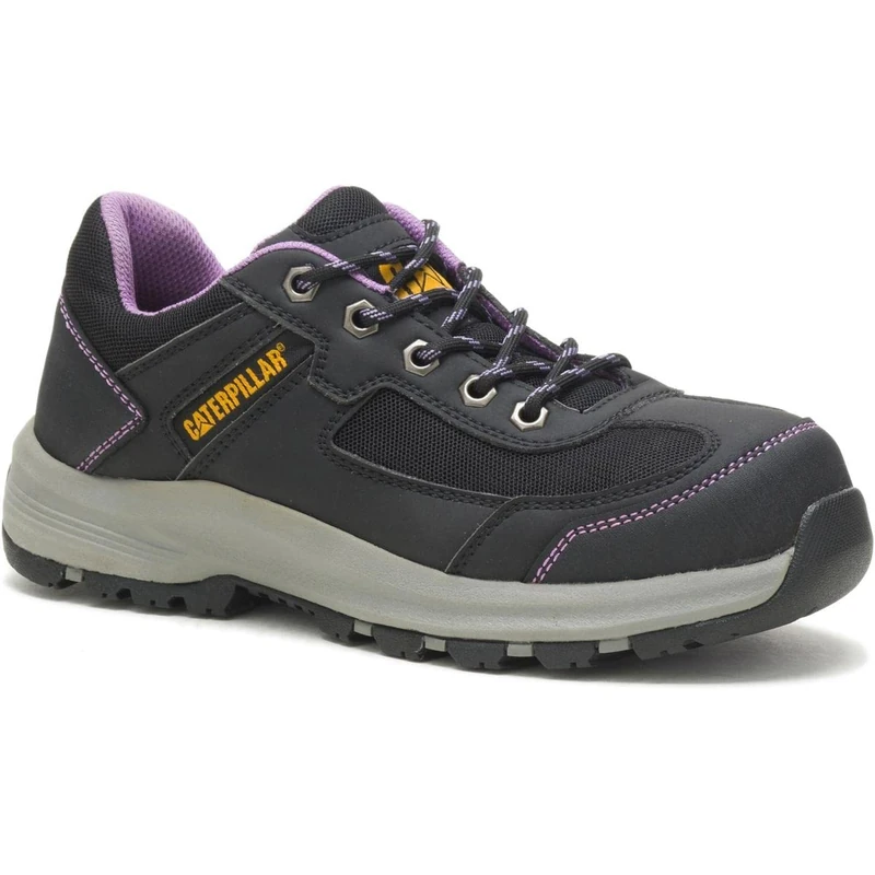 Caterpillar Female Elmore Work Shoe, Black, 3