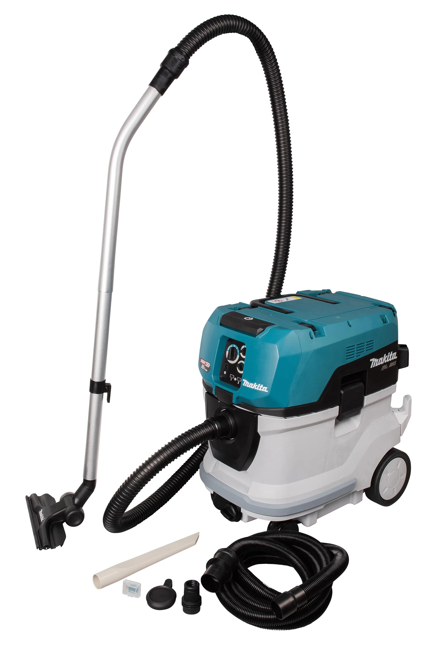 Makita VC006GMZ01 Twin 40V Max (80V) Li-ion XGT M-Class Dust Extractor – Batteries and Charger Not Included