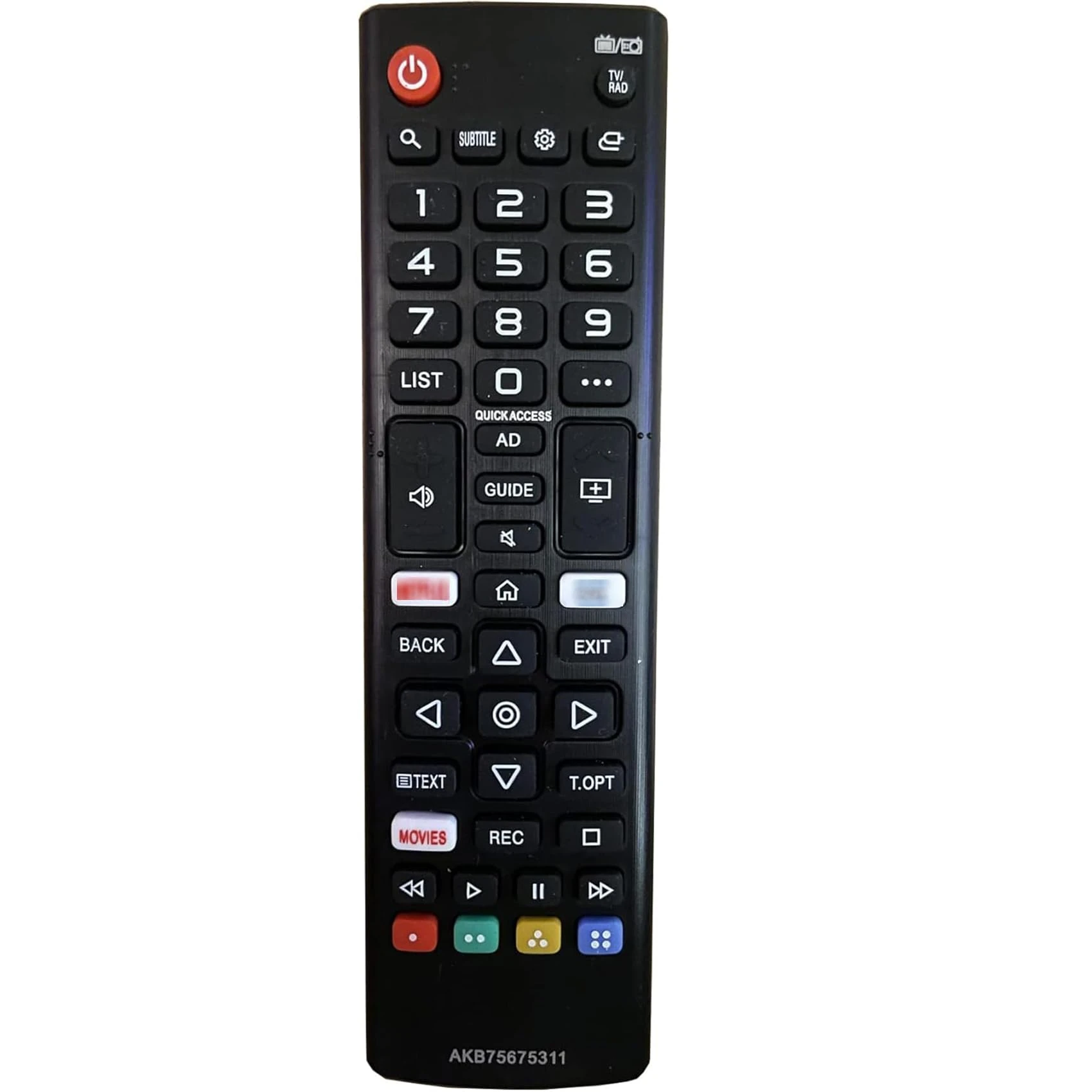 NEW Replacement AKB75675311 Remote Control for Smart LED TVs - No Setup Required