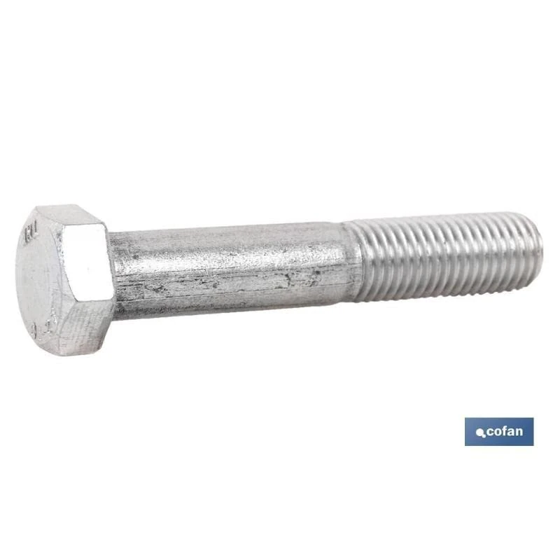 COFAN 2614110 Din 931 M-14x110 Stainless Steel A2 for DIYers & Professionals, Ideal for Repair, Installation and Workshop tasks, Steel, Stainless Steel - Image 1