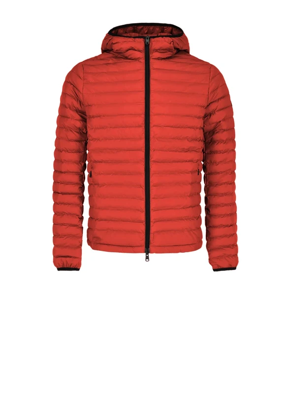 Ecoalf Men's ATLANTANTALF Jacket Man, Bright Orange, 000M - Image 1