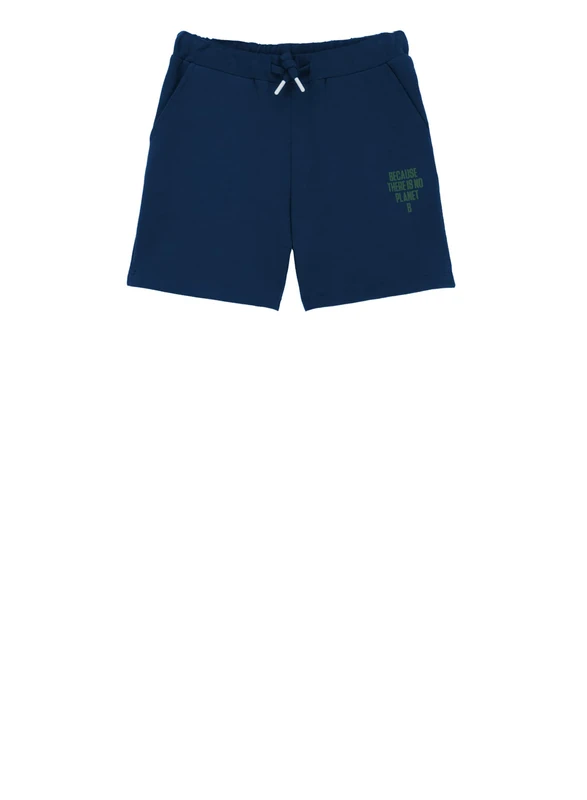 Ecoalf Boy's Shortalf Pantalon Corto Niño, Azul Añil, De mano