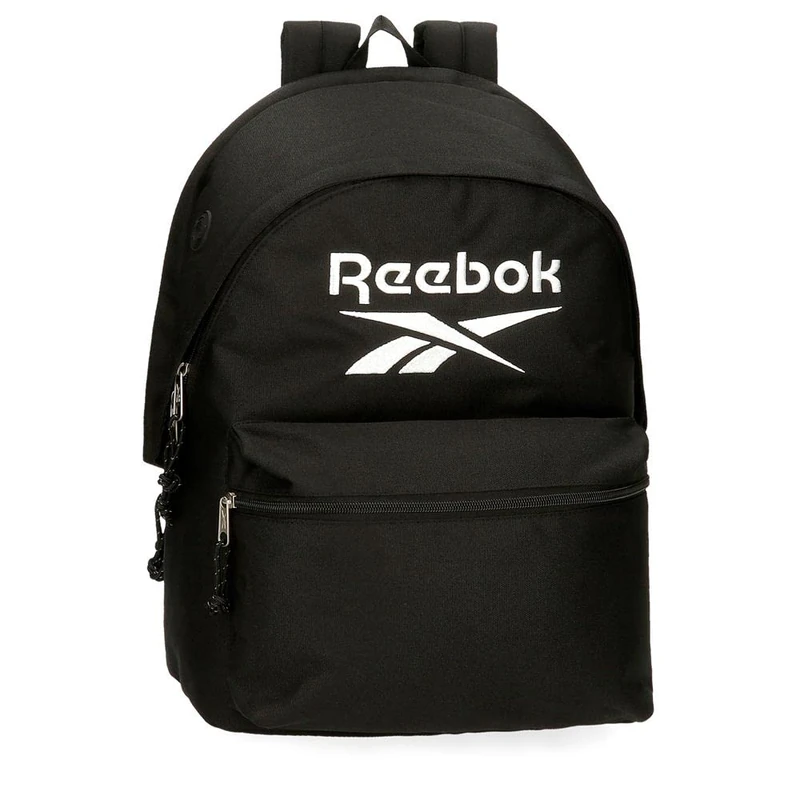 Reebok - Boston 15.6-inch Laptop Backpack, Dual Compartment, Black, 31 x 44 x 17.5 cm, Polyester, 23.87 L