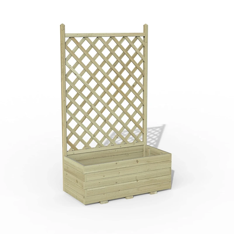 Forest Garden Wooden Trellis Planter