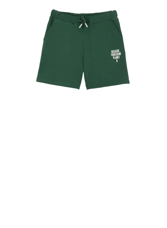 Ecoalf Boy's Shortalf Pantalon Corto Niño, Verde, De Mano