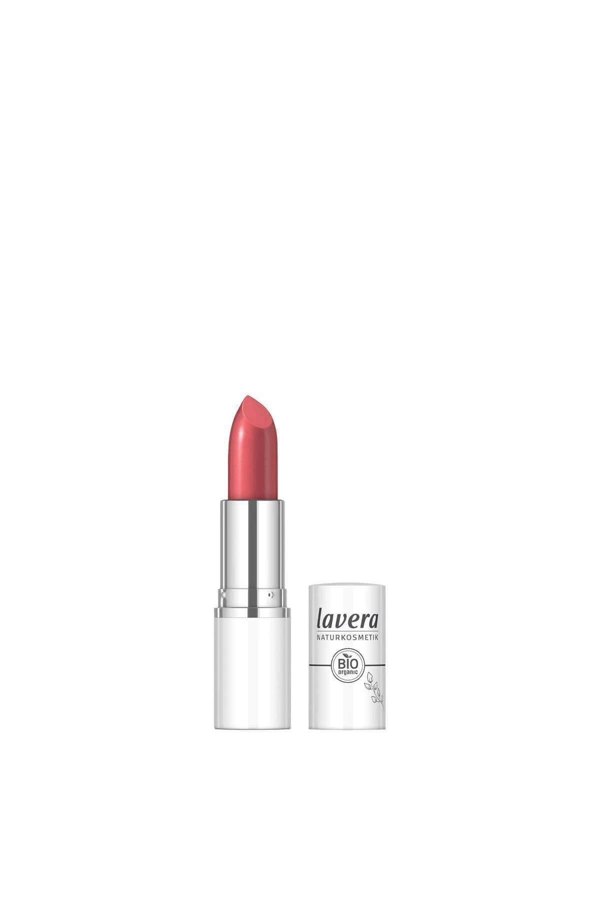 lavera Cream Glow Lipstick - Watermelon 07 - Intense colour - Shiny finish - High wearing comfort - Up to 6 hours hold - Vegan - Natural cosmetics (1x 18 g)