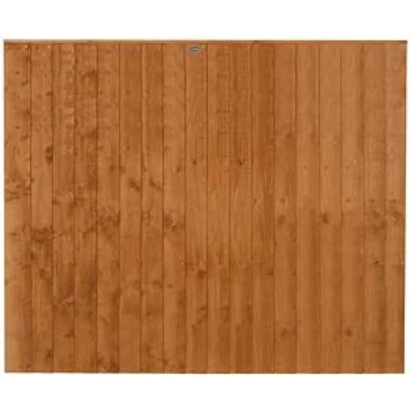 Forest Garden 6ft x 5ft (1.83m x 1.54m) Closeboard Fence Panel - Pack of 3