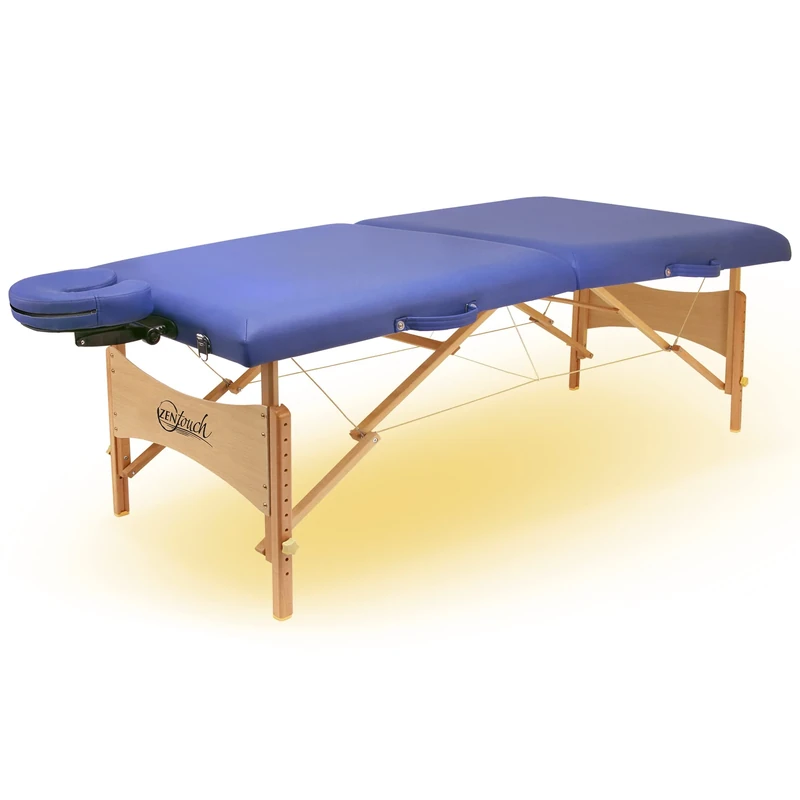 Master Massage 69cm Brady Wooden Lightweight Portable Massage Couch Foldable Massage Table Spa Beauty Couch Physiotherapy Bed W/Ambient Light System