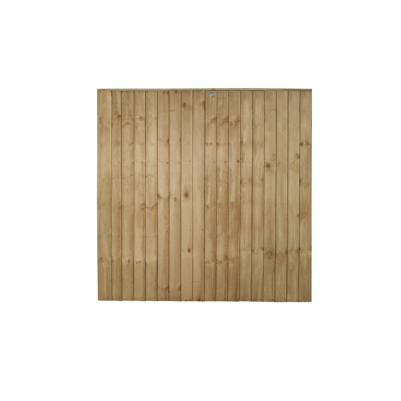 Forest Garden 6ft x 5'6ft (1.83m x 1.68m) Pressure Treated Closeboard Fence Panel - Pack of 20