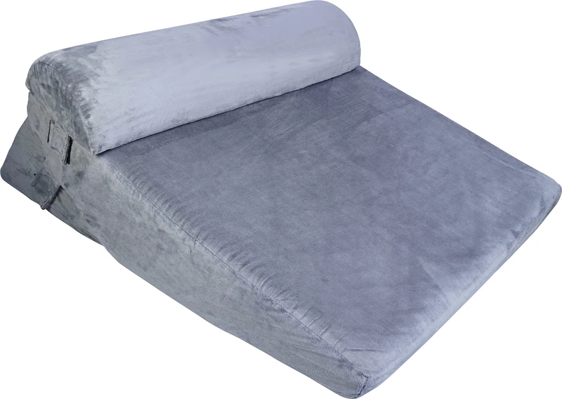 Aidapt Multi-Function Orthopaedic Bed Wedge Pillow with Headrest With Gel Infused Colling Memory Foam, Removable Washable Cover, Carry Handle for Lumbar Support, Back Pain, Acid Reflux, Snoring