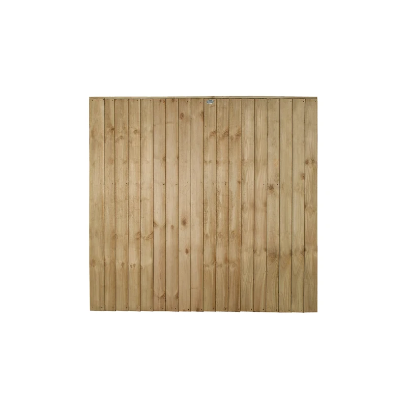 Forest Garden 6ft x 5'6ft (1.83m x 1.68m) Pressure Treated Closeboard Fence Panel - Pack of 3