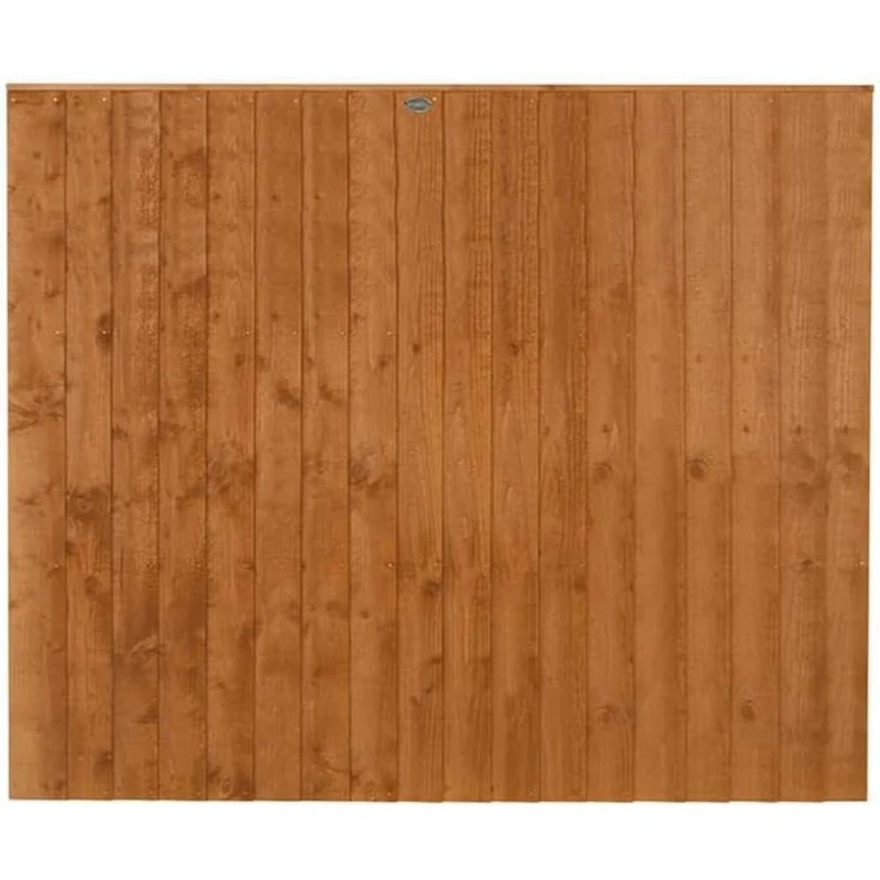 Forest Garden 6ft x 5ft (1.83m x 1.54m) Closeboard Fence Panel - Pack of 4