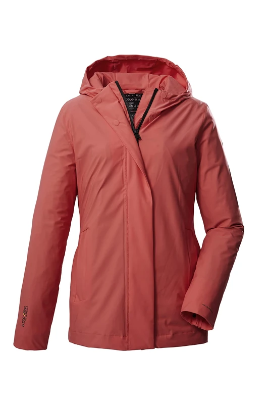 G.I.G.A. DX Women's GS 152 Wmn Jckt Functional Outdoor Jacket with Hood, Dark Coral, 34 (EU)