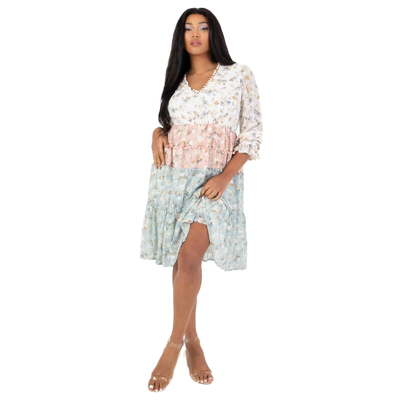 Lovedrobe Women's Dress, Floral, 22