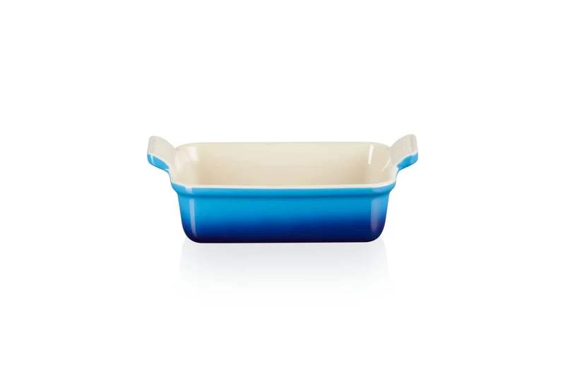 Le Creuset Heritage Rectangular Dish, Stoneware, 19 cm, 1.1 litres, Azure, 71102192200001 - Image 1