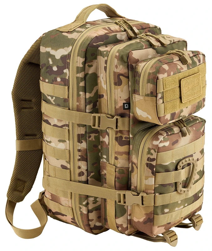 Brandit Us Assault Rucksack Tactical Camo Backpack, Large-40 Liter