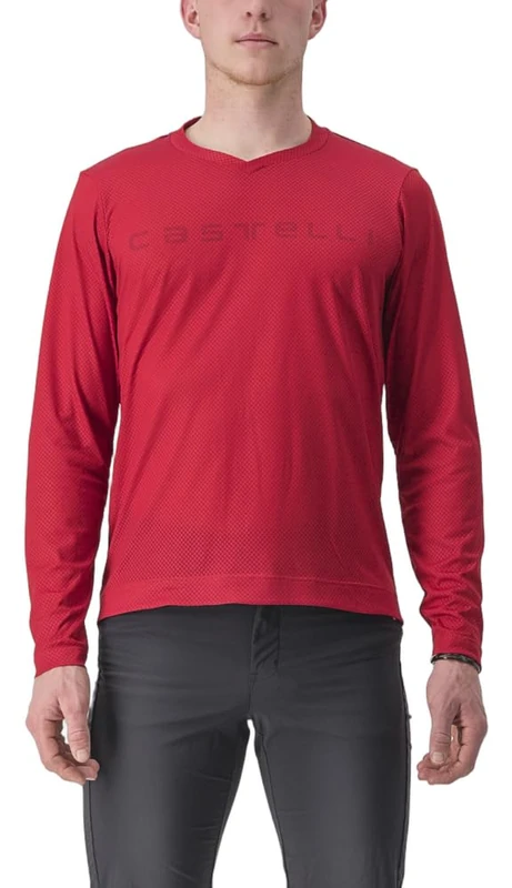 CASTELLI 4523019 Trail TECH LS TEE 2 Men's Sweatshirt Black 3XL - Image 1