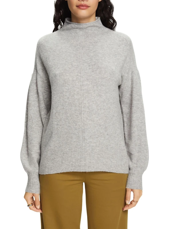 ESPRIT Women's Jumper, 044/Light Grey 5, M