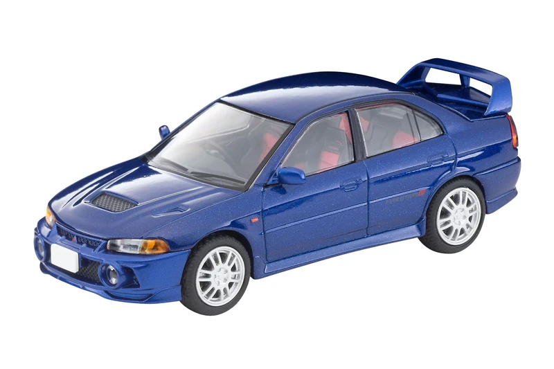 TomyTEC 327356 1/64 Mitsubishi Lancer GSR Evo IV, Blue Model Kit, Multicoloured