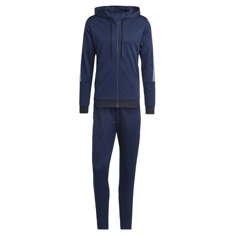 adidas Men's 3-Stripes Track Suit, Legend Ink, XS