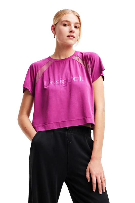 Desigual TS_MARIPO, 3002 Fuchsia, M, red, M