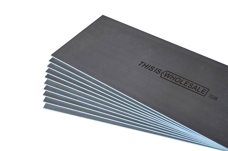 Tile Backer Board 6MM / 10MM / 12MM - Floor OR Wall Rigid Hard Insulation UNDERFLOOR Heating Cement Tile Backer Board 1200MM X 600MM (100pcs Washers)