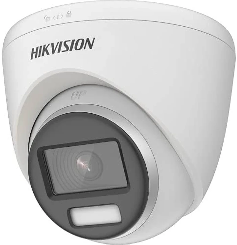 HIKVISION DS-2CE72KF3T-E TurboHD ColorVu IP67 3K HDoC Turret Camera, 2.8mm Fixed Lens, White