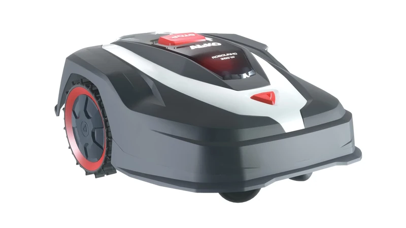 AL-KO Robolinho Robotic Lawnmower 350 W, Cutting Width 20 cm, Li-Ion Battery 18 V/2.5 Ah, for Areas up to 300 m², Maximum Climbing Capacity 30%, Very Quiet 60 dbA